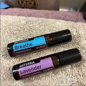 DōTERRA Lavender, Breathe and Peppermint Roll on